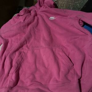Nike Vibrant Pink Pullover Hoodie